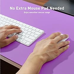 Aothia Leather Desk Pad Protector, Mouse