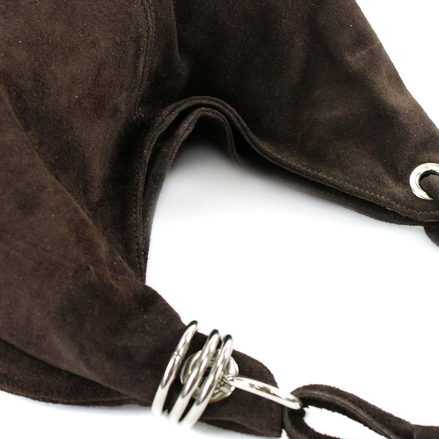 Modamoda De Ital Shopper Aus Wildleder Groß T02 Präzise - 