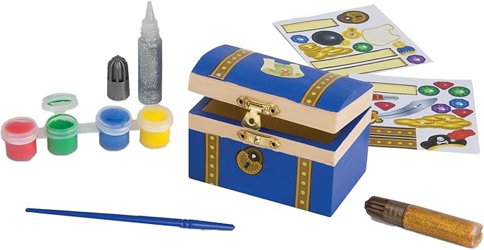 melissa and doug wooden pirate chest