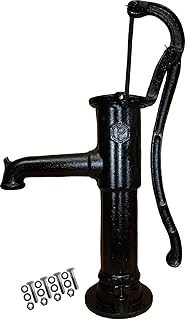 Schlichte Schwengelpumpe Typ75 - “komplett“ – auch als Gartenpumpe Handpumpe Wasserpumpe Brunnenpumpe Handschwengelpumpe für Garten Brunnen oder Regentonne bekannt !