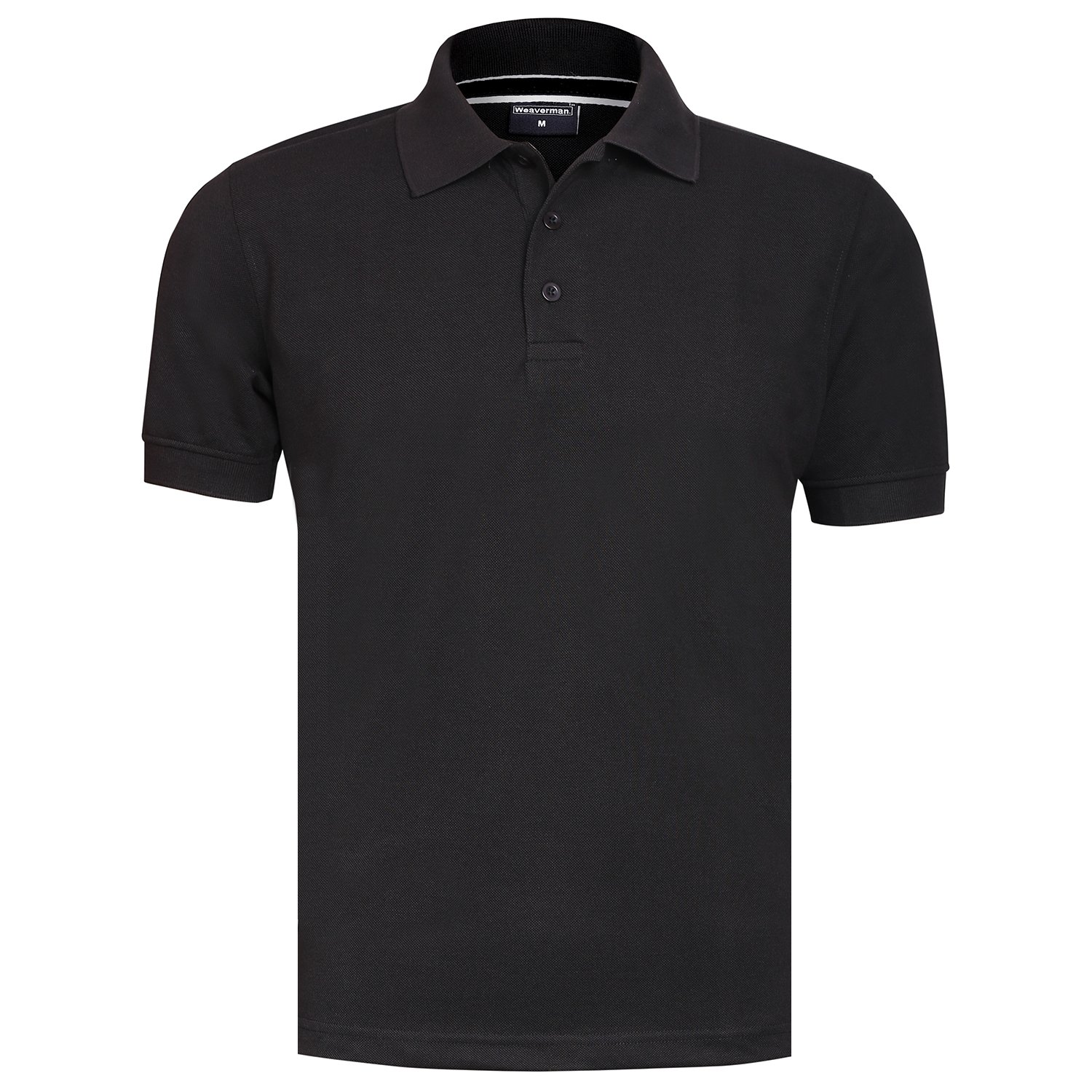 weaverman men's polo collar t-shirt cotton