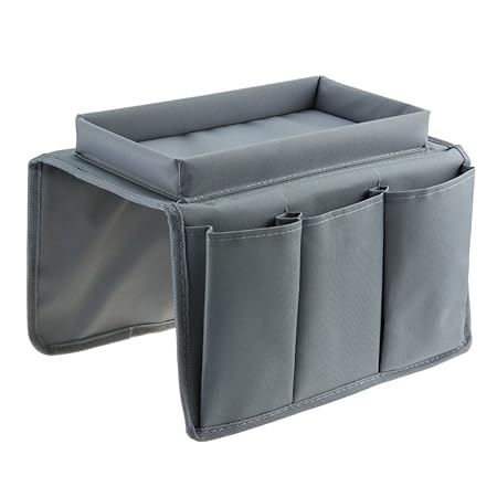 Chuangli Sofa Armrest Organizer Couch Storage Bag With Cup Holder
