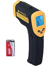 ETEKCITY Termometro a Pistola Infrarossi -50°C ~ 550°C Digitale Laser senza Contatto Display Retroilluminato LCD Misure Temperature Superfici Batteria Inclusa