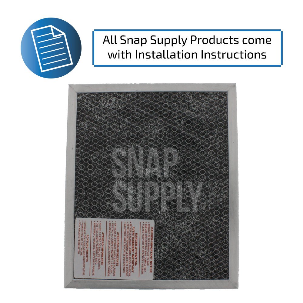 Amazon.com: Filtro de carbón para Broan de Snap Supply ...