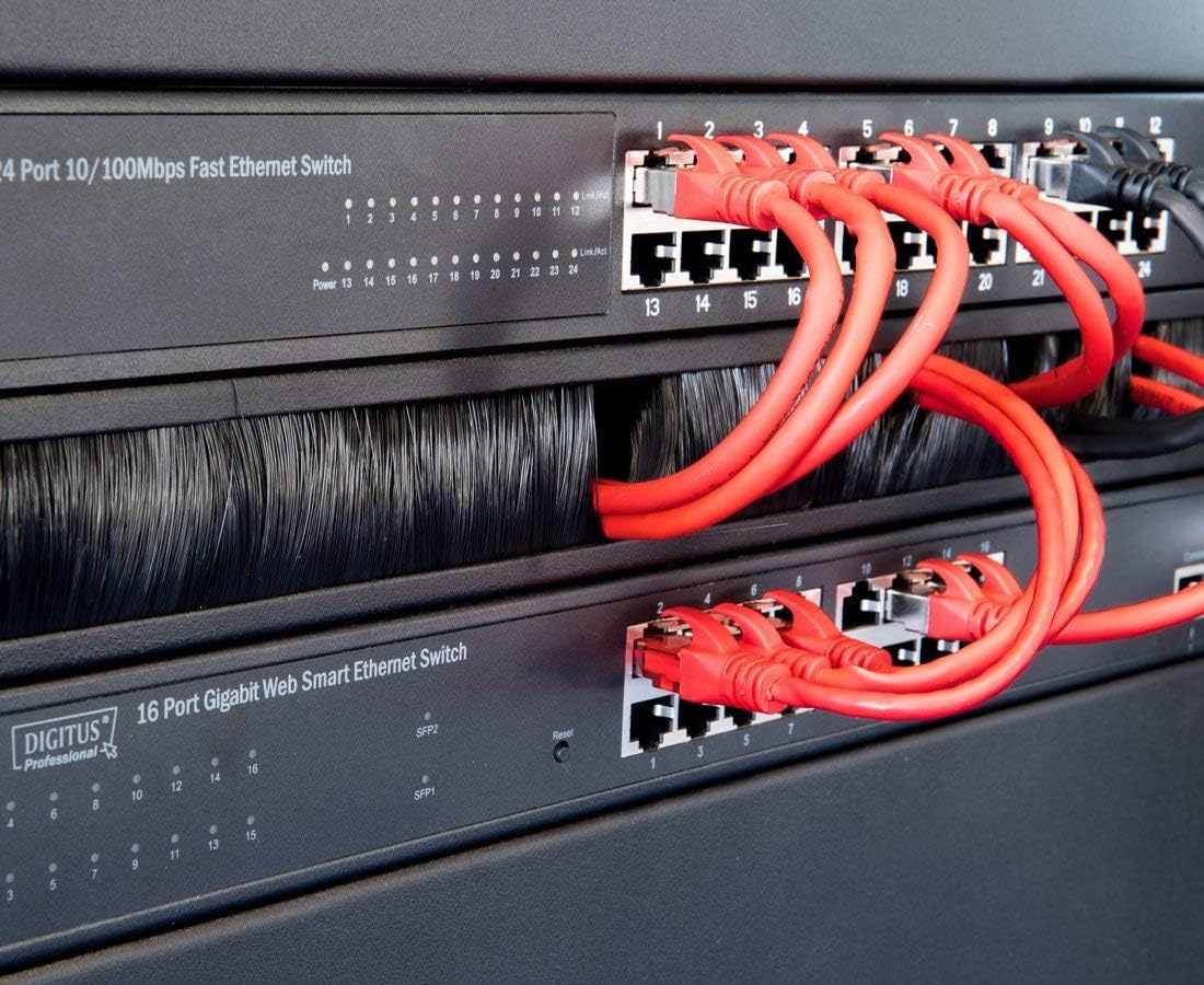 Digitus LAN Cable Cat 6-0.5m - RJ45 Network Cable - S/FTP Shielded - 1 Gbps - Compatible with Cat6A and Cat7 - Orange - Image 5