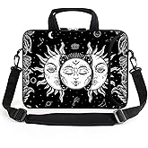 ARIYIDA 15" laptop sleeve laptop bag chromebook case adjustable shoulder strap with handle accessory pocket for men women (RYD-15-5)