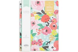 Blue Sky Day Designer for 2024-2025 Academic Year Monthly Planner, 8.5” x 11”, Clear Cover, Stapled Binding, Secret Garden Mint (137901-A25)