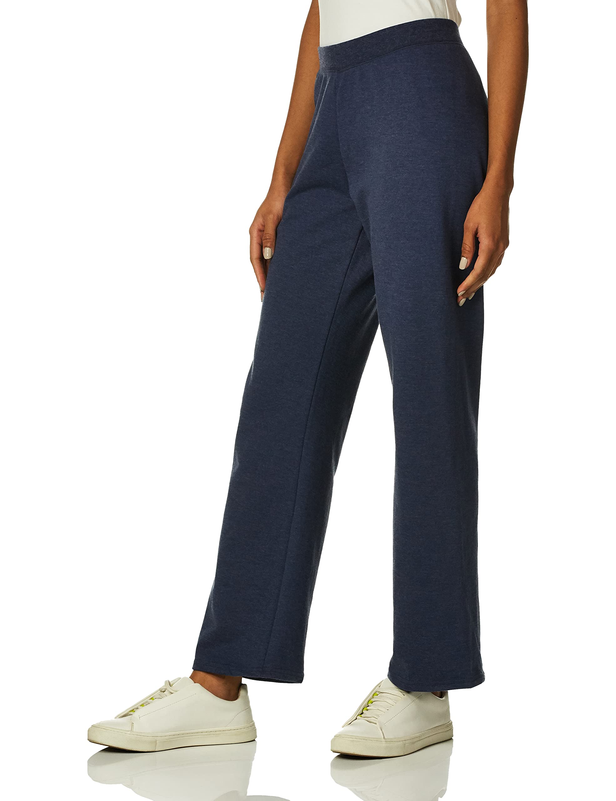 Hanes Women's Sweatpants, EcoSmart Fleece, Pocketless Open-Bottom Sweatpant, Regular & Petite