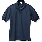 Hanes Men's Cotton-Blend EcoSmart® Jersey Polo