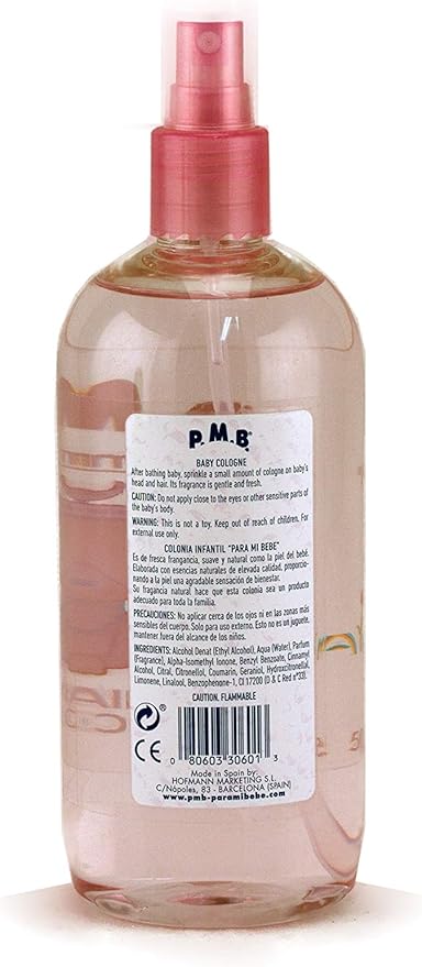 PMB Para Mi Bebé Colonia Rosa Spray 500ml: Amazon.es: Bebé