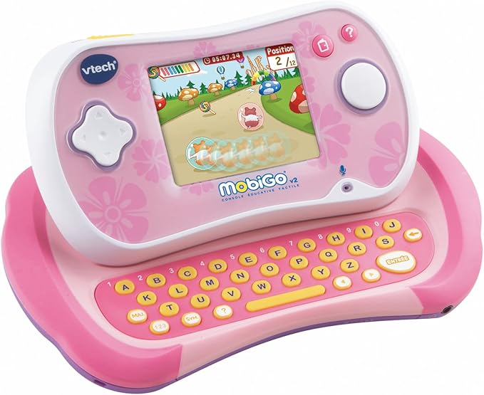 Vtech 135855 Jeu Electronique Console Mobigo V2 Rose Amazon Fr Jeux Et Jouets