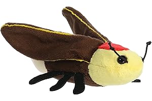 Aurora® Adorable Mini Flopsie™ Lux Firefly™ Stuffed Animal - Mini Companions Ready for Playful Adventures - for Kids All Ages, Toddlers, Adults, and Families - Brown 7.5 Inches