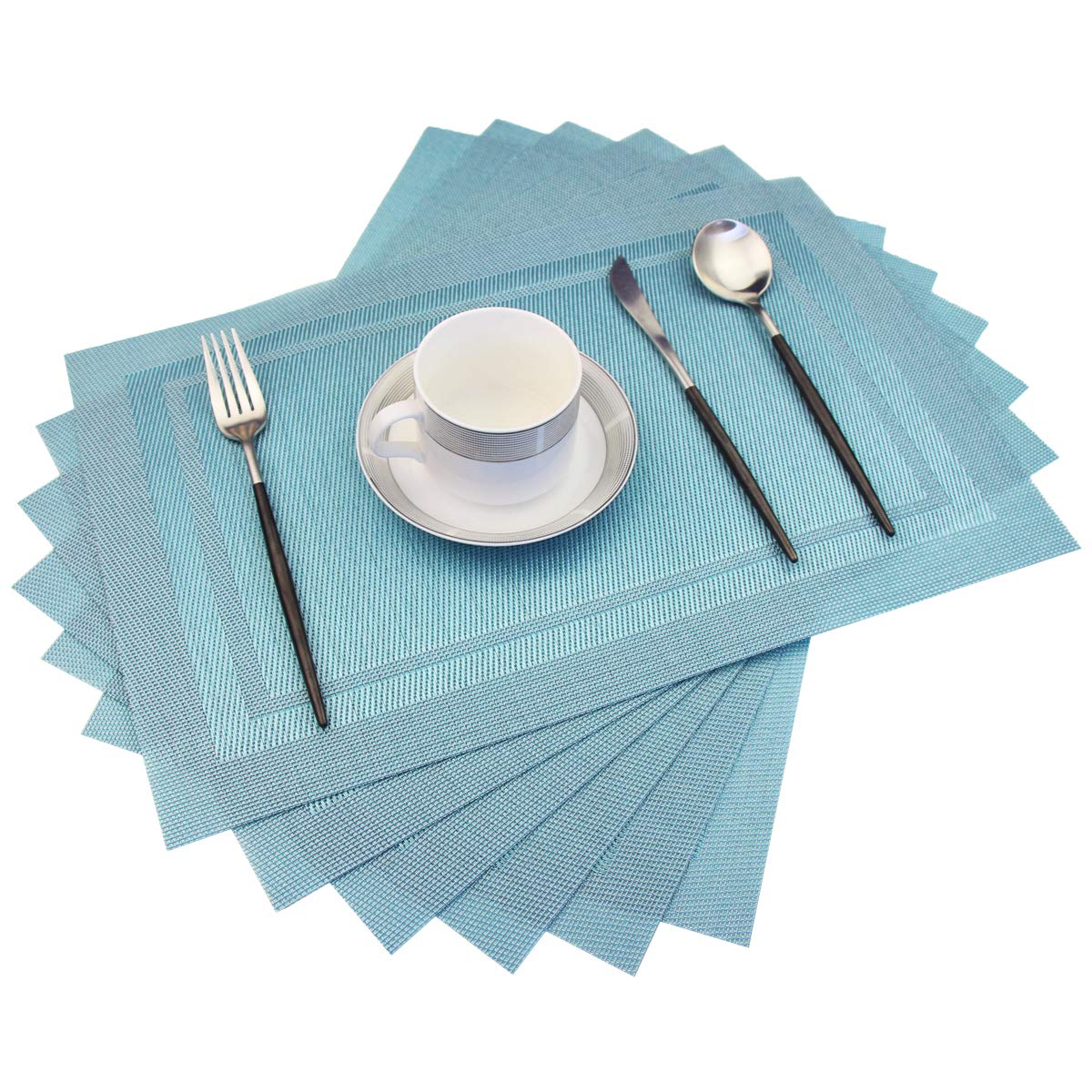 Best 6 Gray/Blue Placemats For Dining Table