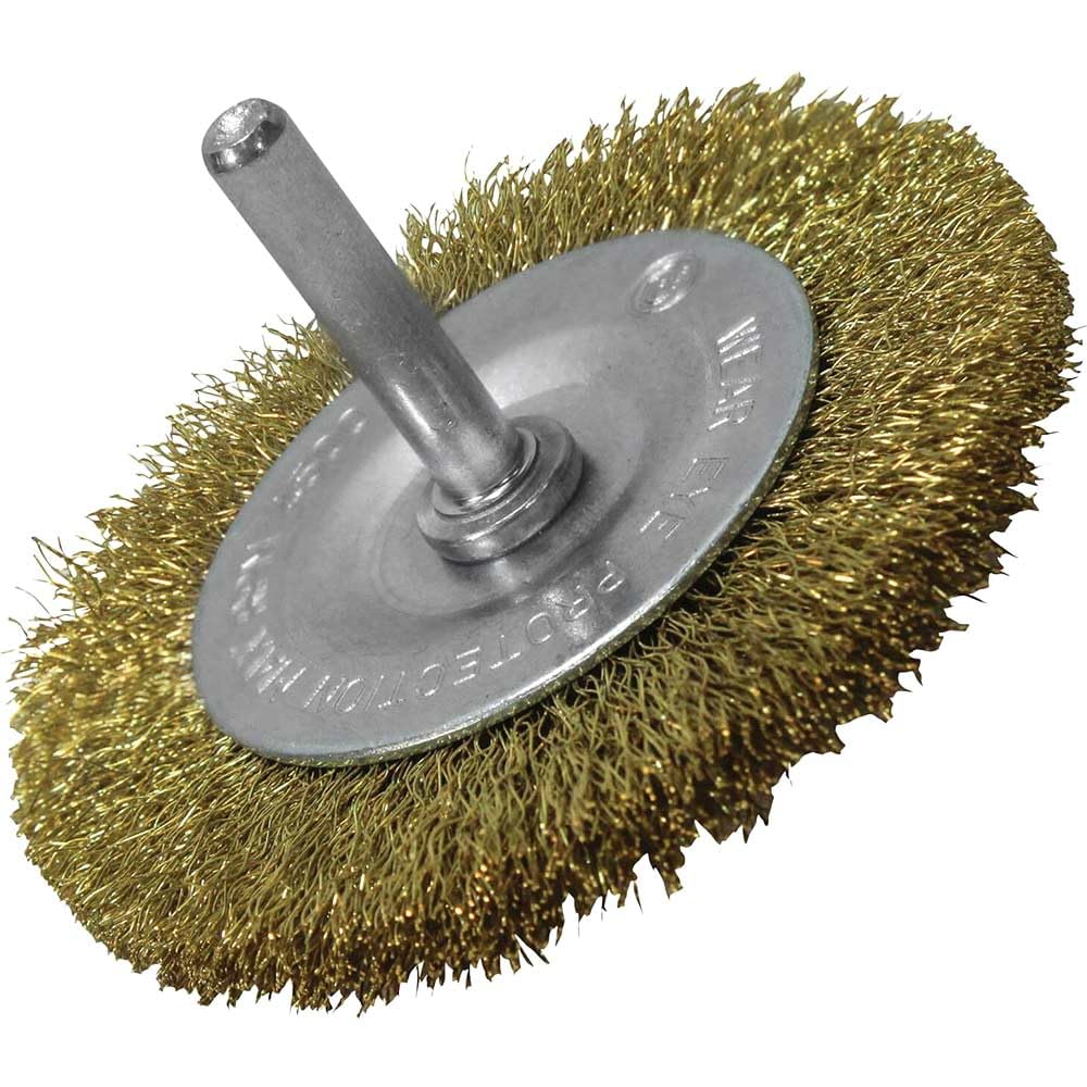 Faithfull WBS75CB Wire Brush 75 x 0.20 x 6mm Shank