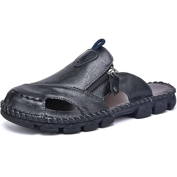 Alpine Swiss Marlin Mens Fisherman Slide Sandals Vegan Leather Dressy Sandals Alpine Swiss Marlin Mens Fisherman Slide Sandals Vegan  main image 4