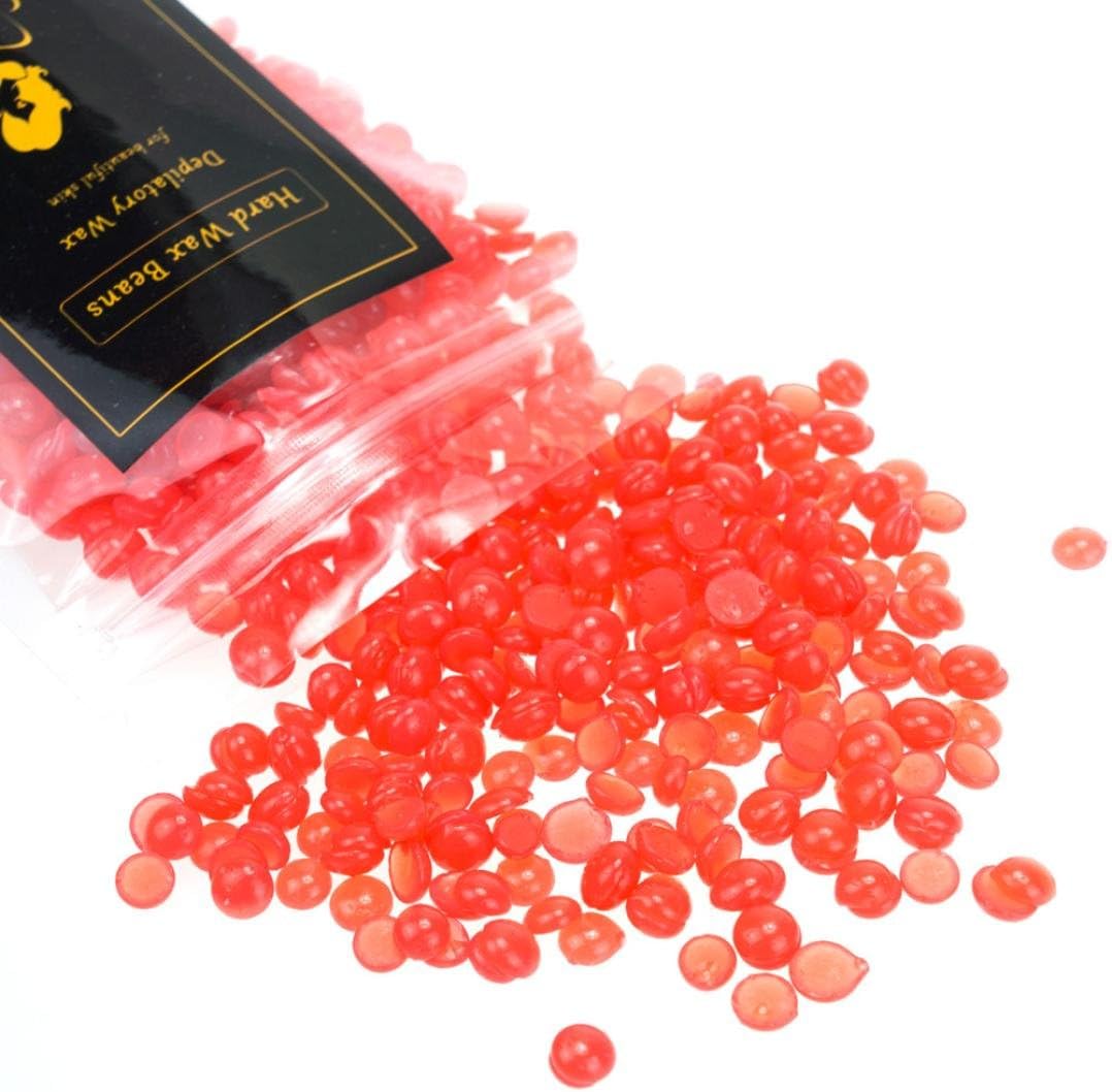 Mandystore No Strip Depilatory Film Hard Wax Pellet Waxing Bikini Hair Removal Bean (A)