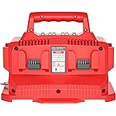 DMMNS M-18 18V 6-Port Charger Replacement for Mil-Waukee 48-59-1806 Charger Compatible with Mil-Waukee 18V Battery 48-11-1850