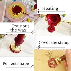Letter O Initial Alphabet Wax Seal Stamp with