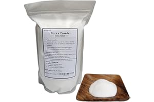 5 LB Borax Powder Pure Form, For Laundry, Stains Cleaning, DIY Cosmetic Use (5 LB)