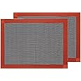 Professional Silicone Bread Baking Mat Non Stick Oven Liner Perforated Steaming Mesh For Half Sheet Size(11-4/5" x 15-3/4")