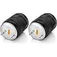 Pair of Trailer Air Spring Bag Replaces W01-358-9974, SAF Holland 905-57-332 w/Hardware Kit