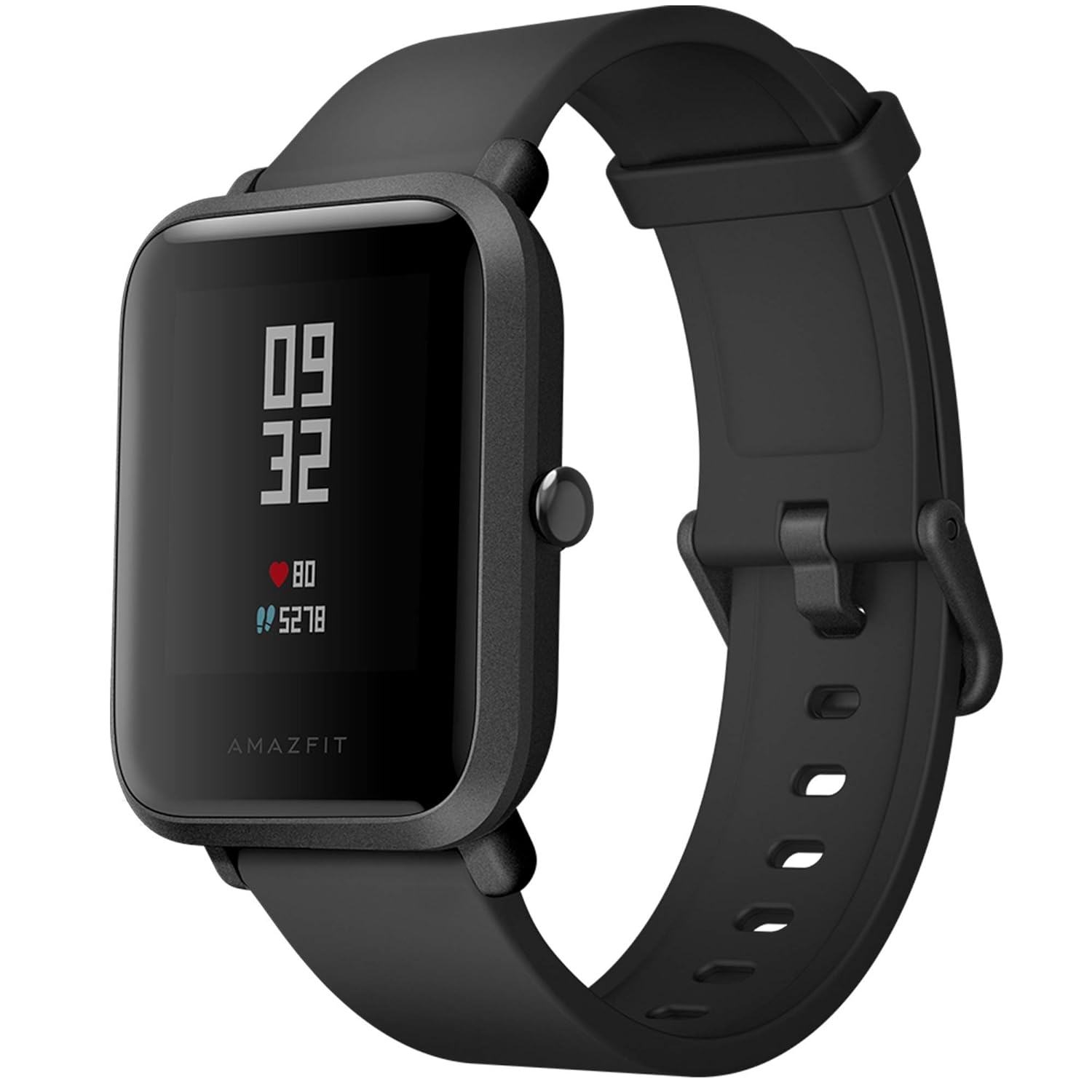 日本の職人技 日本語アプリ Ip68防水防塵 着信通知 Gps Glonass内蔵 Line Smsなど日本語メッセージ表示 心拍計 歩数計 最長45日間連続使用 スマートウォッチ Bip Amazfit 国内正規品 Xiaomi 軽量32g B07g727bsq ブラック ブラック 1年保証付 Hmi Afb01