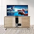 QICBYING Motorized TV Stand, Telescopic Electric Lift TV Stand with Auto Lifting，Electric TV Stand with Adjustable Height, for 14 to 32 Inch TV Screens, Lifting Height: 800 to 1300 Mm