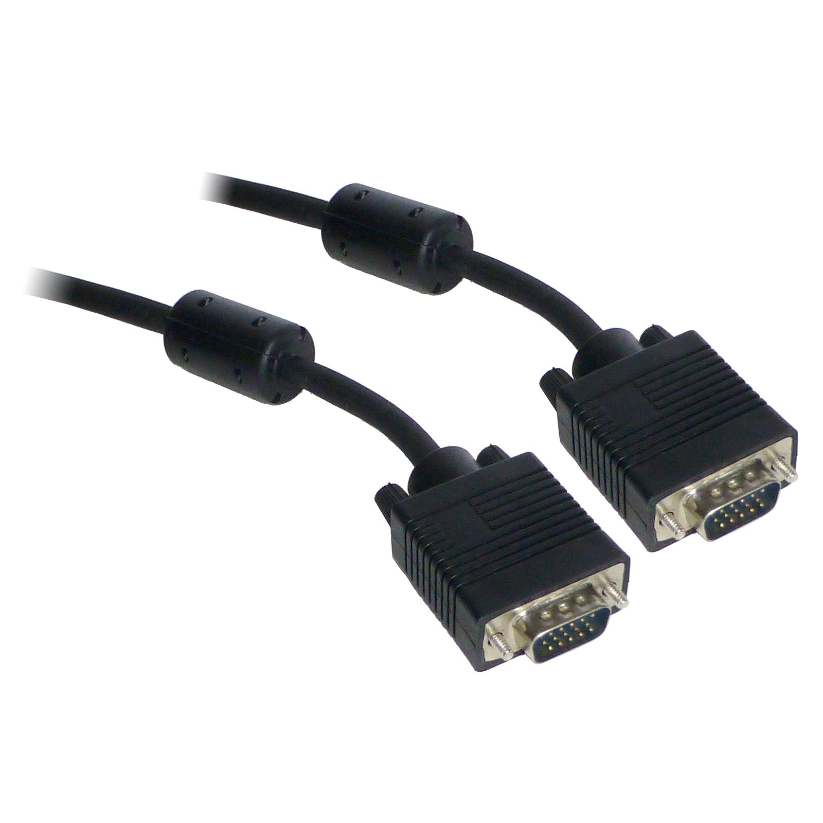 30M SVGA VGA Monitor Cable - Male to Male (15 Pin Fully Wired) with Ferrite Cores