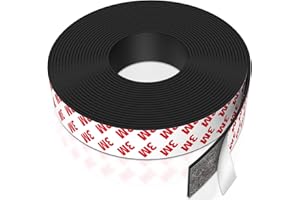 WOIRON Magnetic Tape, Magnet Tape Roll with 3M Strong Adhesive Backing, Perfect for Craft DIY Projects, Whiteboards and Fridge Organization (1" Wide X 15 Feet)