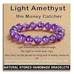 AD Beads Handmade Gemstone Stretch Elastic Bracelet