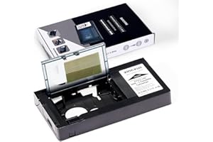 BINGXUE Cassette Adapter, VHS C Compatible 12mm SVHS VHS-C to VHS, Camcorders Motorized VHSC Ideal for VCR Player, Video Cassette Player and VHS to Digital Converting