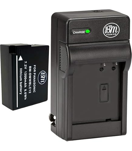 Batterie Compatibili Panasonic DMW-BLC12 (2 Pezzi) Per Lumix G7, GH2, FZ330