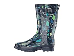 Western Chief Printed Tall Rain Boot Pouring