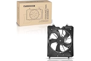 A-Premium Engine Radiator Cooling Fan Assembly Compatible with Honda Odyssey 2011-2017, V6 3.5L Left Side, Replace# 19015RV0A