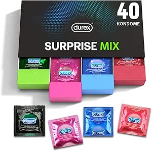 Durex Surprise Me Preservativos en caja de regalo, diversidad ...