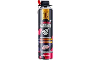 Y'ALLCANDIY Professional PU Foam Gun Cleaner Spray Foam Cleaner for Expanding Foam Removal. Polyurethane Sealant Dissolver. Efficient Foam Gun Maintenance. Compatible with All Foam Dispensing Guns (1pack)