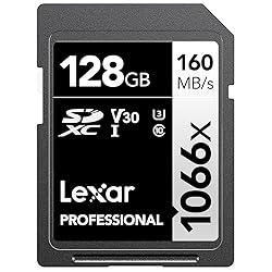 Lexar 128GB Professional 1066x SD