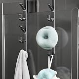 MOFELON Over Door Hook 4 Pack Heavy Duty Metal Coat Rack Hangers Black view 7