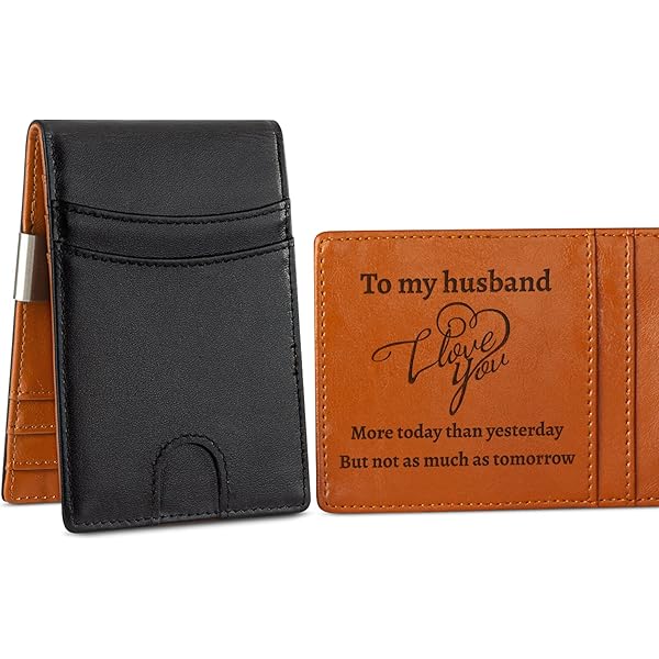 Regalo Personalizado Para Hombres Cartera De Aluminio Grabad | Envío Gratis