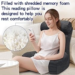 Tinuniyaa Back Pillow for Bed Sitting Up, Reading