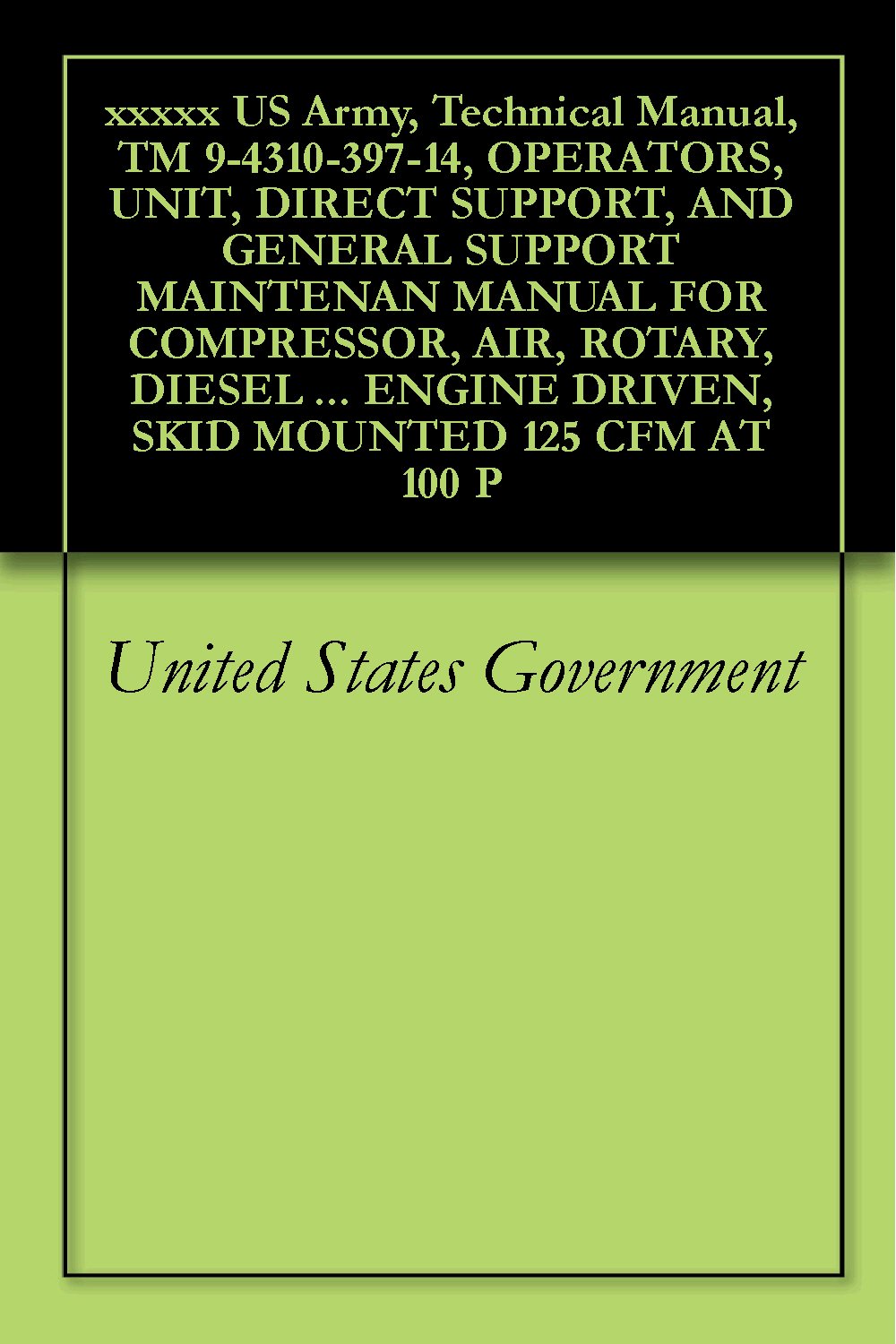 xxxxx US Army, Technical Manual, TM