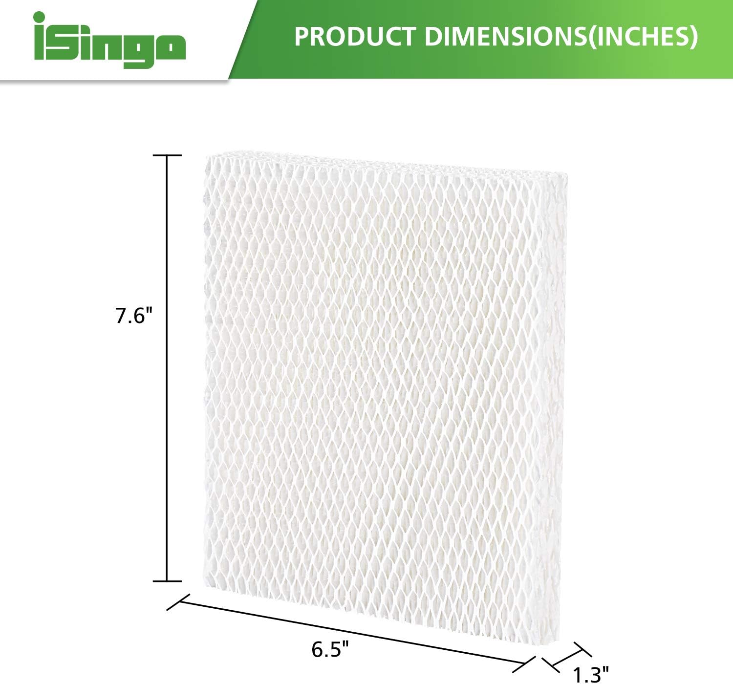 iSingo Honeywell Humidifier Filter T HFT600 Humidifier Filters Compatible Honeywell Humidifier Hev615 Hev620 (4 Pack) -