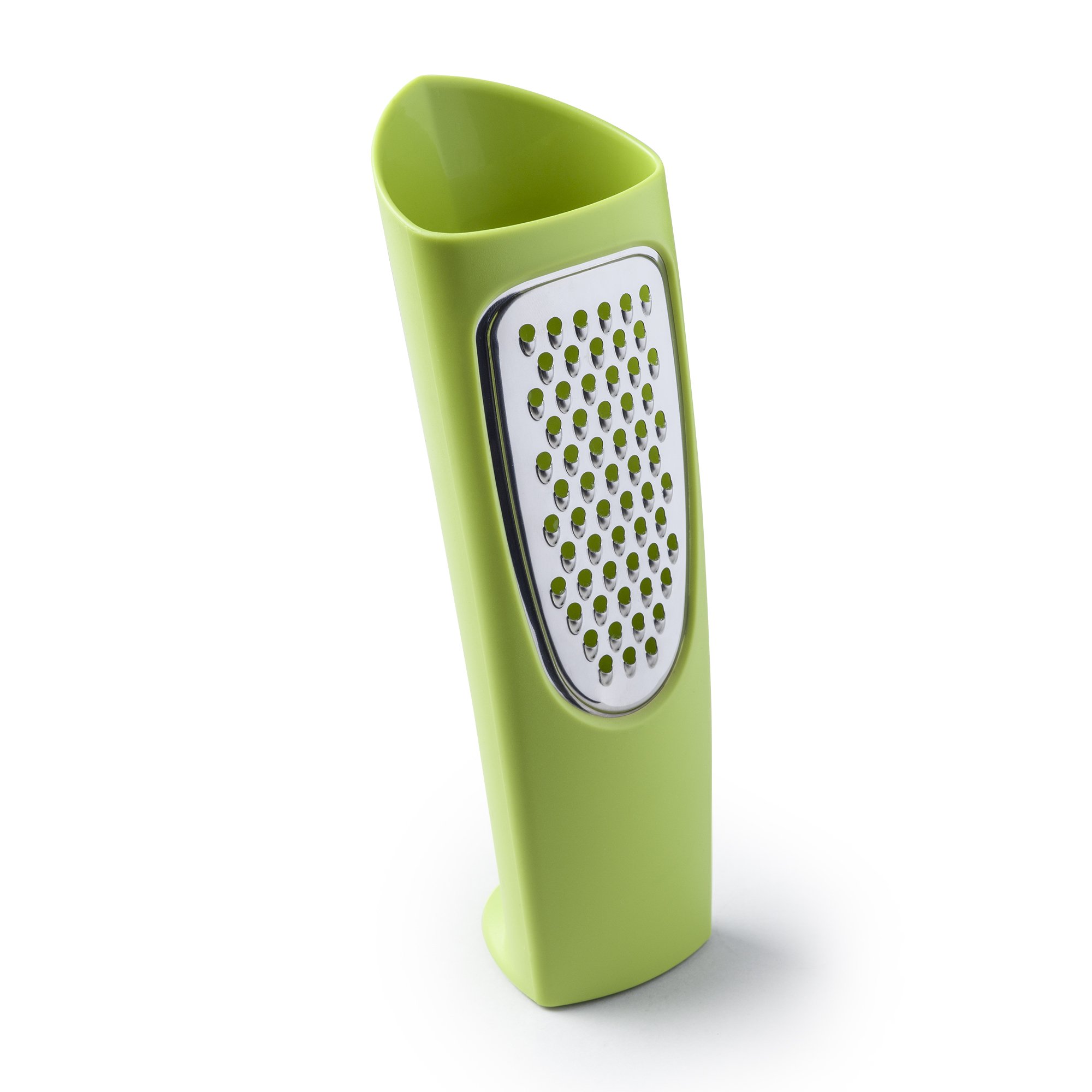 Zeal H28L Grate and Shake Table Cheese Grater with Stainless Steel Blade and Non Slip Feet Lime, Plastic
