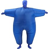 IRETG Adult's Inflatable Costume Full Body Jumpsuit Halloween Funny Blow Up Costumes