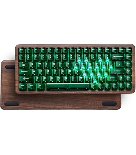 Amazon.com: YMDK GK64 GK64x Keyboard kit CNC Wood Wooden Case
