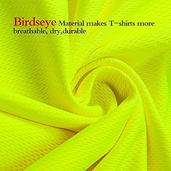DPSAFETY High Visibility Shirts Quick Dry Safety T