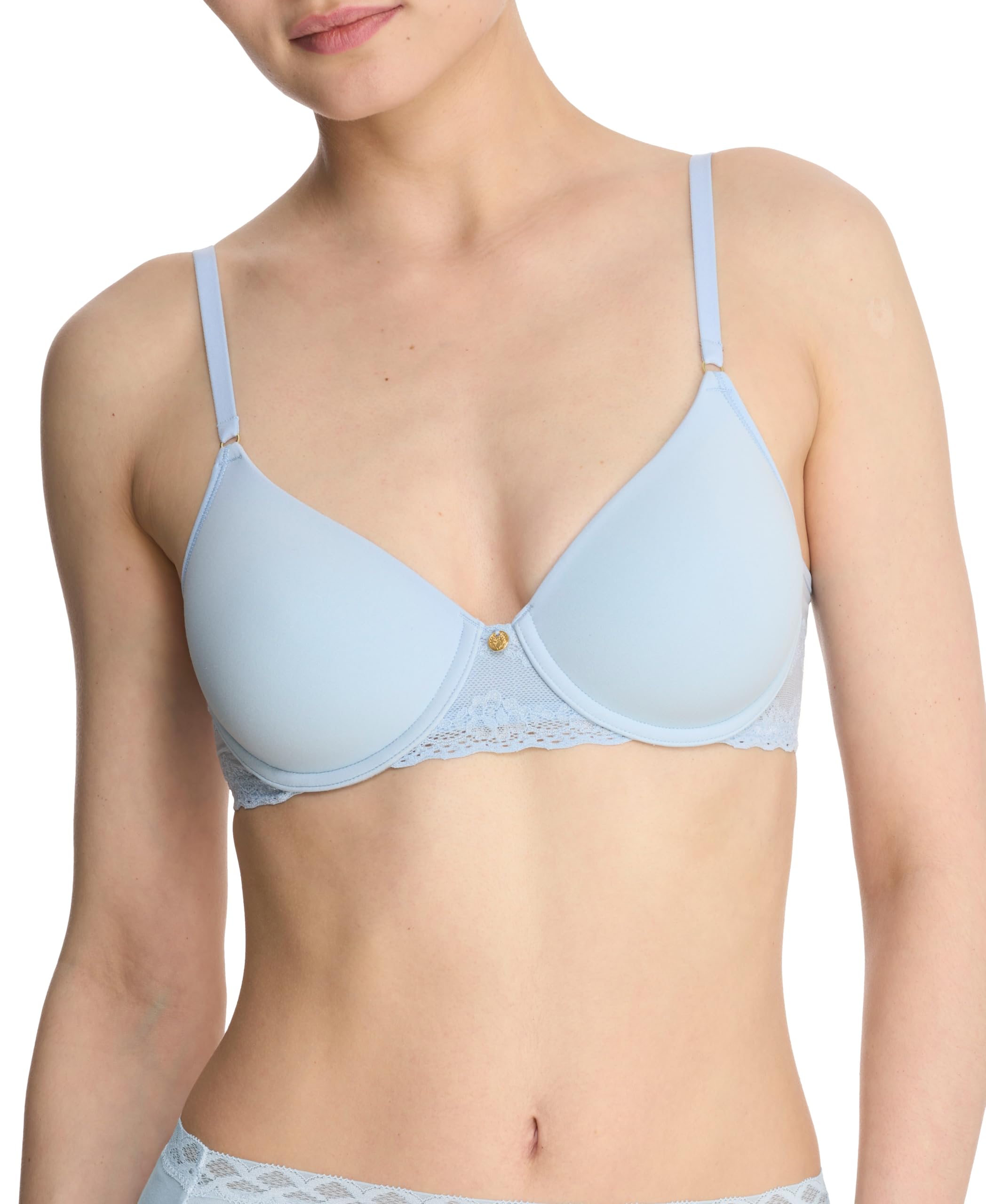 Natori Women’s Bliss Perfection Contour Underwire, Misty Blue