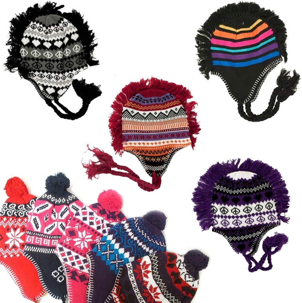 ski hat with ear flaps