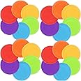 Nujzuir Kids Flying Disc 7 Inch Silicone Flying Disks Set in Bulk for Children Dogs Outdoor Backyard Lawn Sports Games Party Favors, 6 Colors，6/12/24pcs