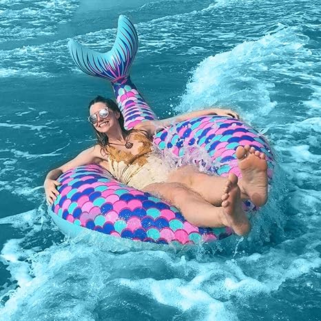mermaid tail pool float